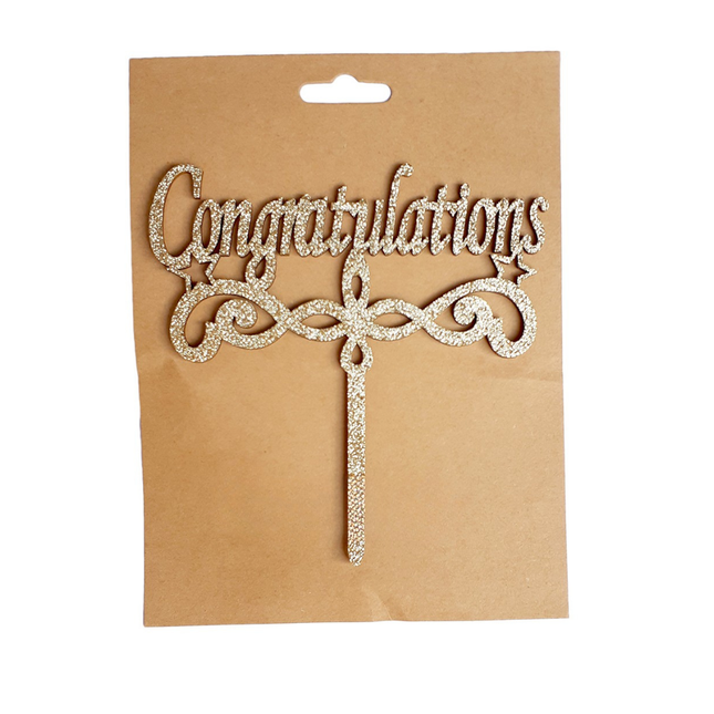 Congratulations Cake Topper
