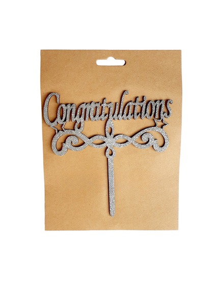 Congratulations Cake Topper