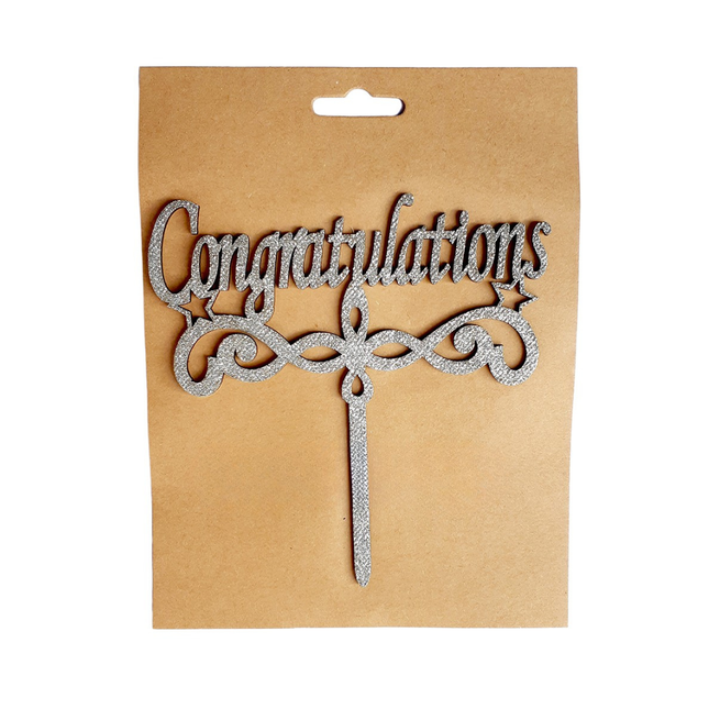Congratulations Cake Topper