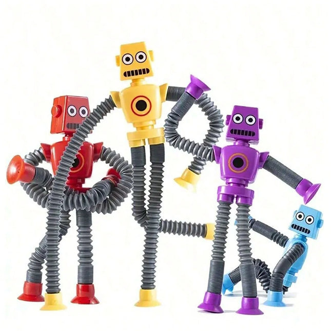 Kiddies Telescopic Suction Cup Robot