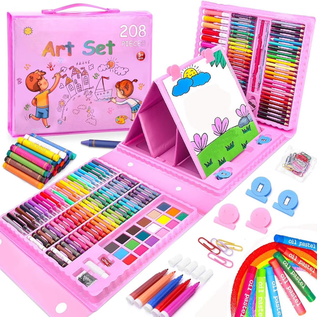 Mega 208 Piece Art Set - Pink