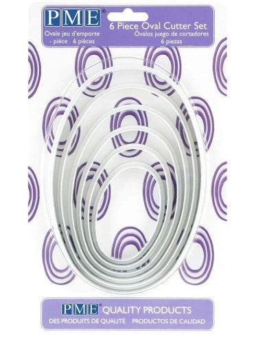 Oval Shaped Cutter Set