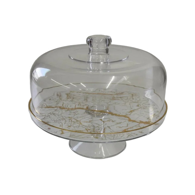 Gold Patterned Cake Dome