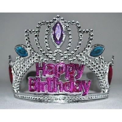 Girls Plastic Crowns Assorted