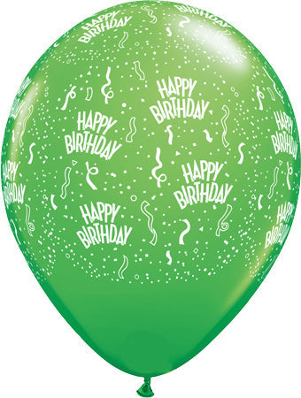 10pc Printed Happy Birthday Balloons