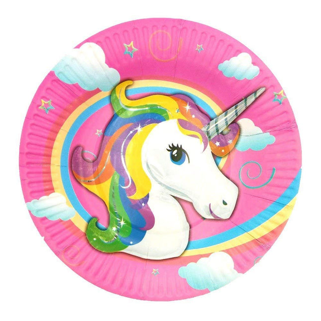 10pc Unicorn paper plate 7.5"