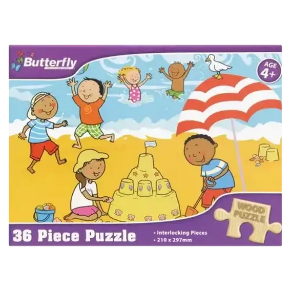 Butterfly Wood Puzzle 36 Piece 4 Years +