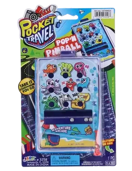 Ja-Ru Pocket Travel Pop 'n Pinball