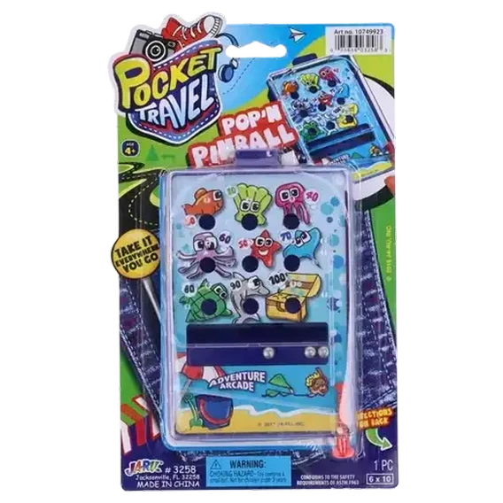 Ja-Ru Pocket Travel Pop 'n Pinball