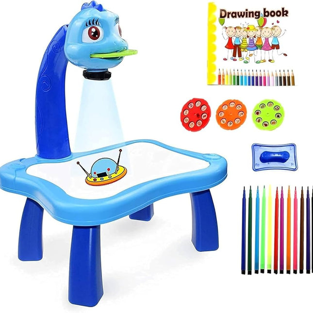 24 Patterns Projector Painting Desk Toy - Blue Craft Kits Art and Craft Kit  (Blue)
