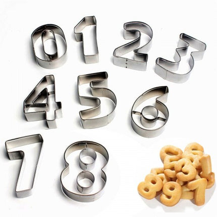 Numbers Cookie Cutter 0-9