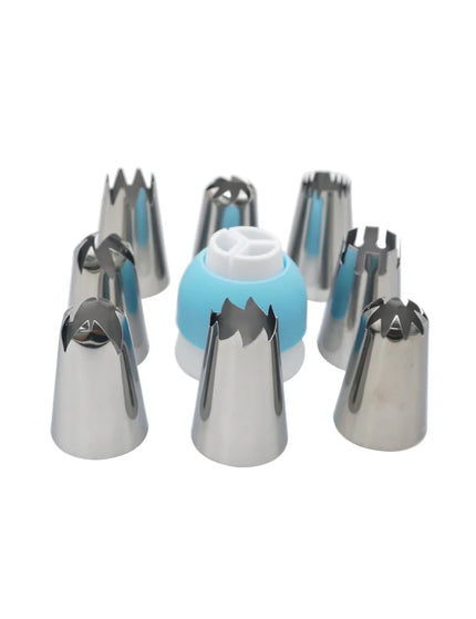 Cake Decorating Nozzle Set 9-Piece
