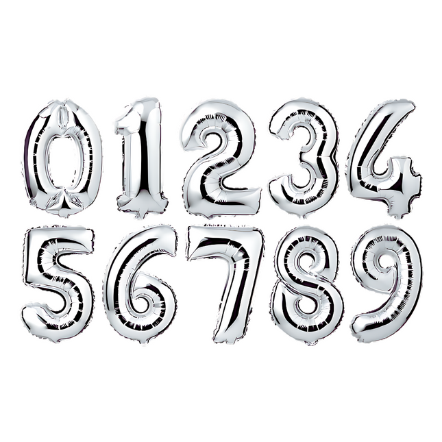 Foil Number Balloons
