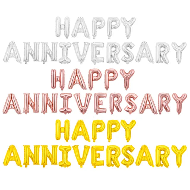 Happy Anniversary Foil Balloon 16''
