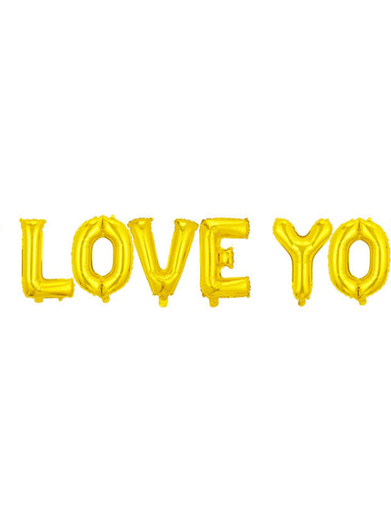 I Love You Foil Balloons 17''
