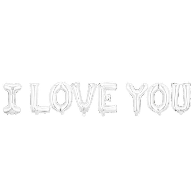 I Love You Foil Balloons 17''