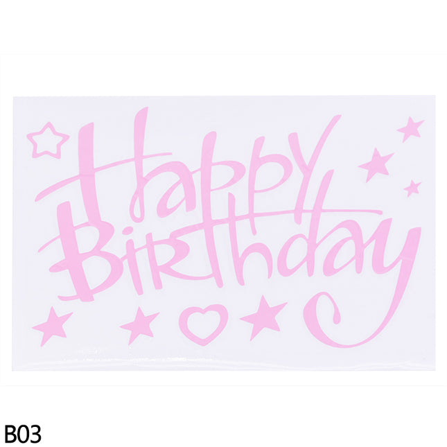 Happy birthday sticker