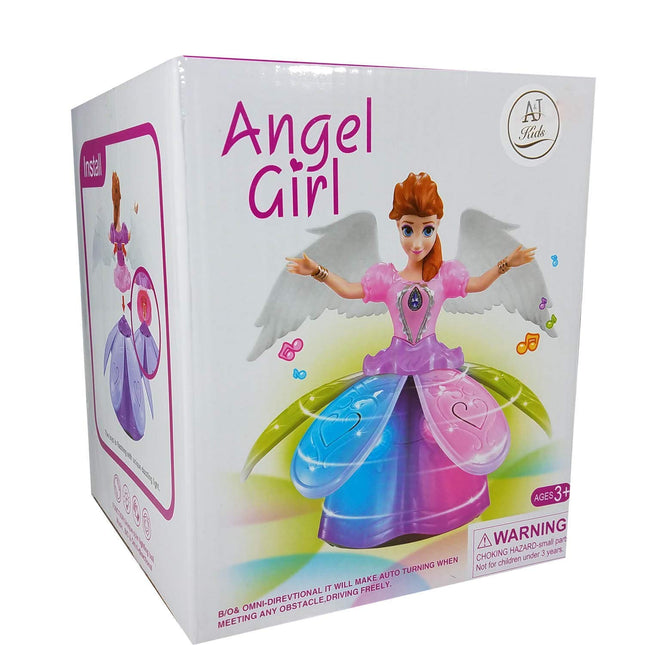 Angel girl spinning toy