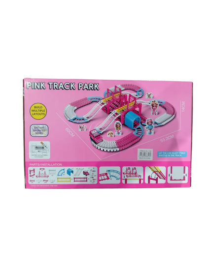 Pink track park toy