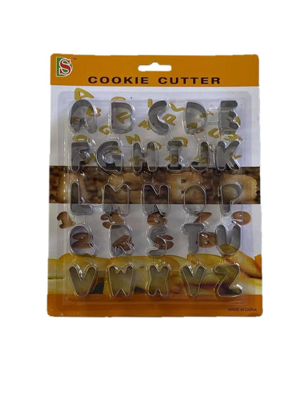 Alphabet Cookie Cutters 26pc