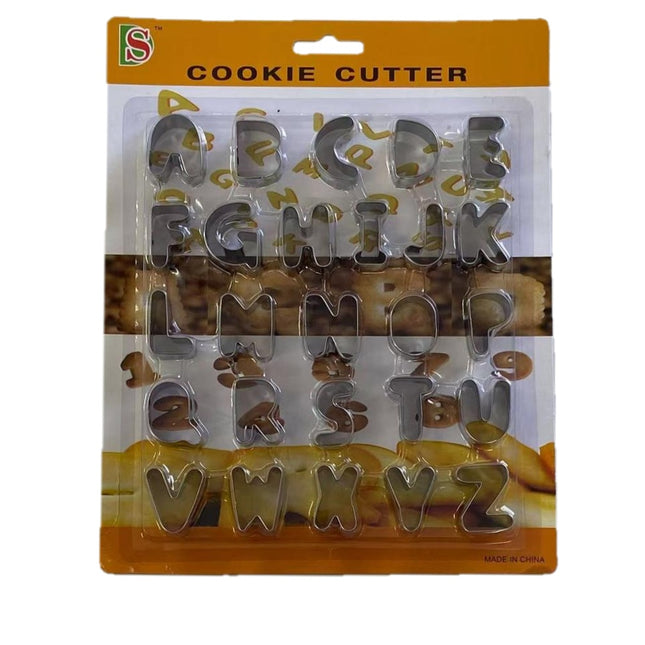 Alphabet Cookie Cutters 26pc