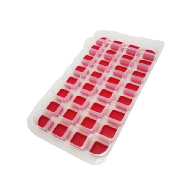 Silicone & Plastic Ice Cube Tray