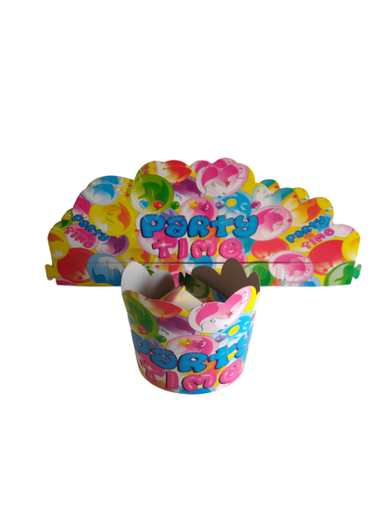 6pc Party Time Crowns