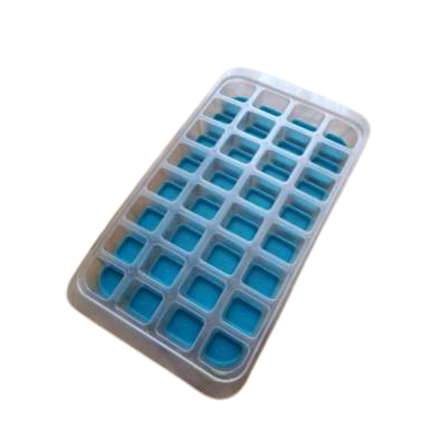 Silicone & Plastic Ice Cube Tray