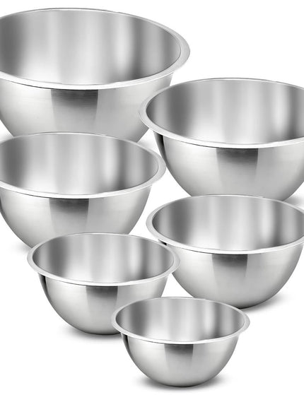 Stainless Steel Mixing Bowls 6pc