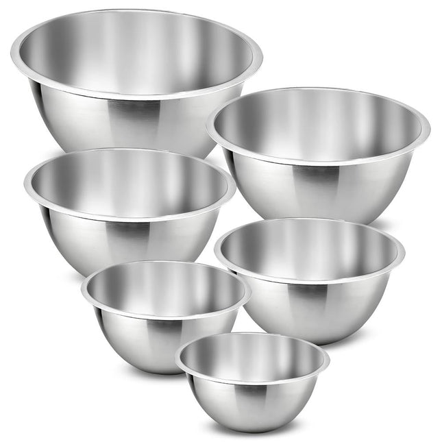 Stainless Steel Mixing Bowls 6pc