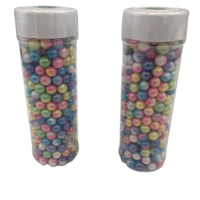 Rainbow Coloured Edible Pearl Sprinkles