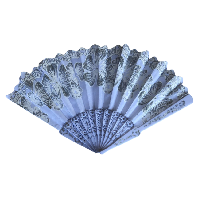 Floral Folding Hand Fan