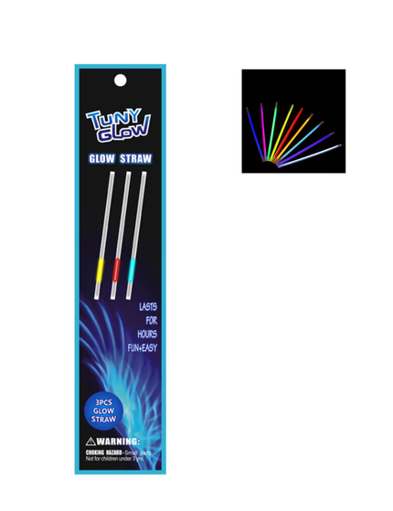 Glow Straws 3 Pack