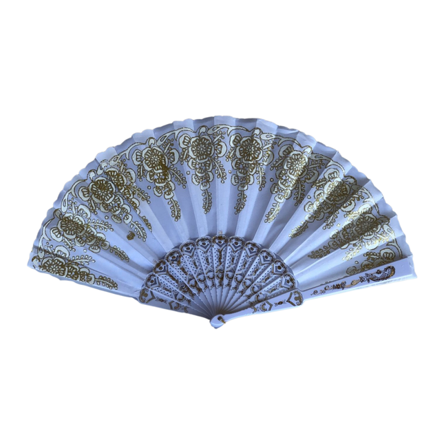 Floral Folding Hand Fan