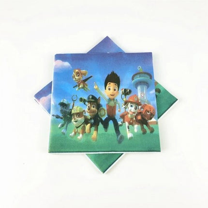 Cartoon Character Serviettes 20pcs
