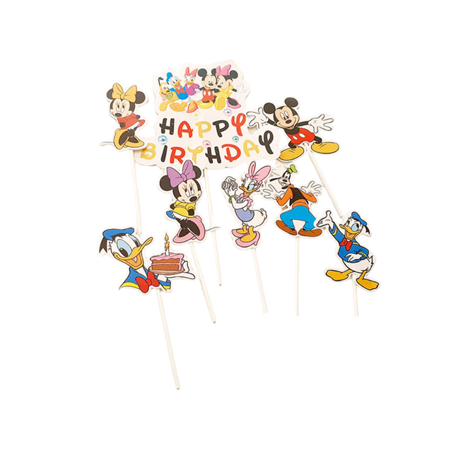 Happy Birthday Character Cake Toppers