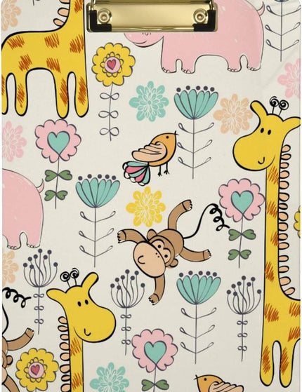 A4 Plastic Clipboard Animal Themed
