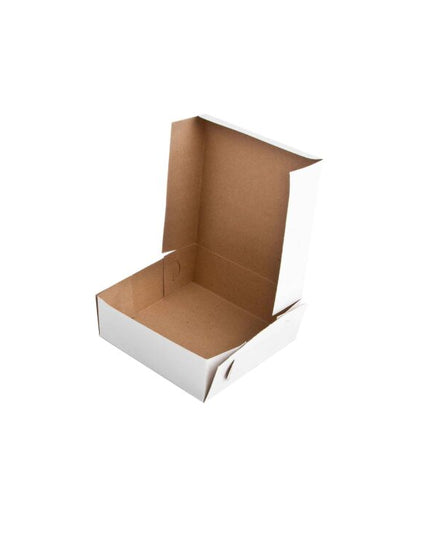 White Cake Box