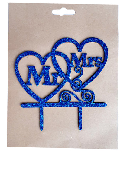 Mr & Mrs Cake Topper