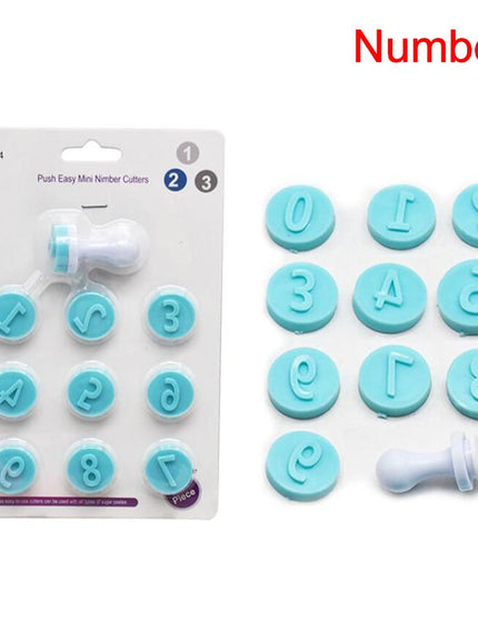 Push Easy Mini Number Cutters