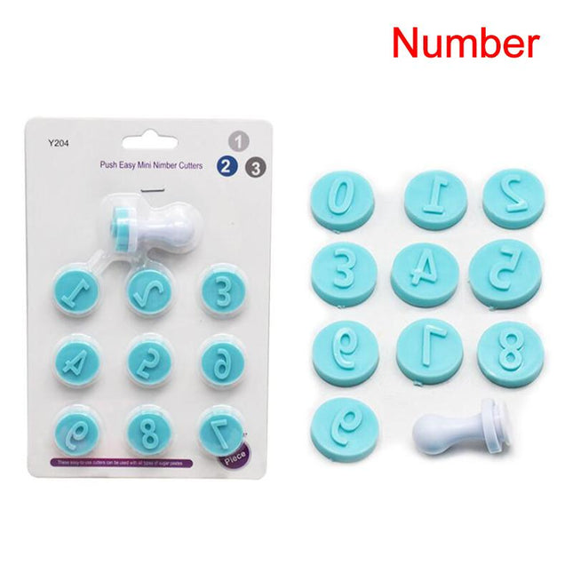Push Easy Mini Number Cutters