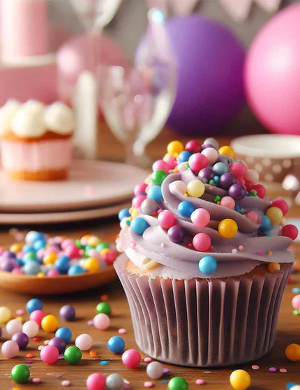 Rainbow Coloured Edible Pearl Sprinkles