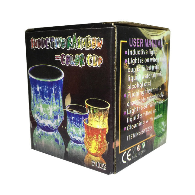 LED Rainbow Colour Glass