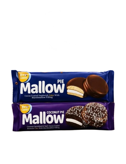 Mallow Pie Chocolate or Coconut 184g
