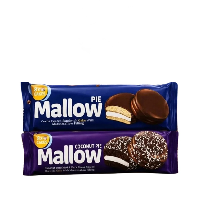 Mallow Pie Chocolate or Coconut 184g