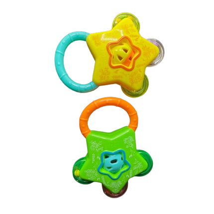 Star Shaped Baby Rattle Set