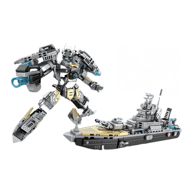 Warship 2-in-1 Block Set