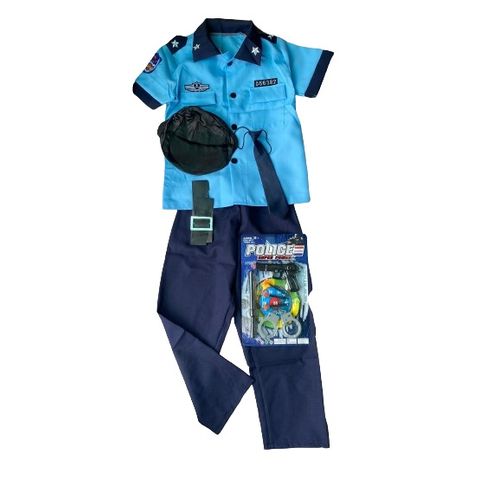 Kids Police Officer Costume Set