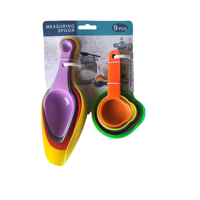 Measuring Spoon and Cup Set 9-Piece