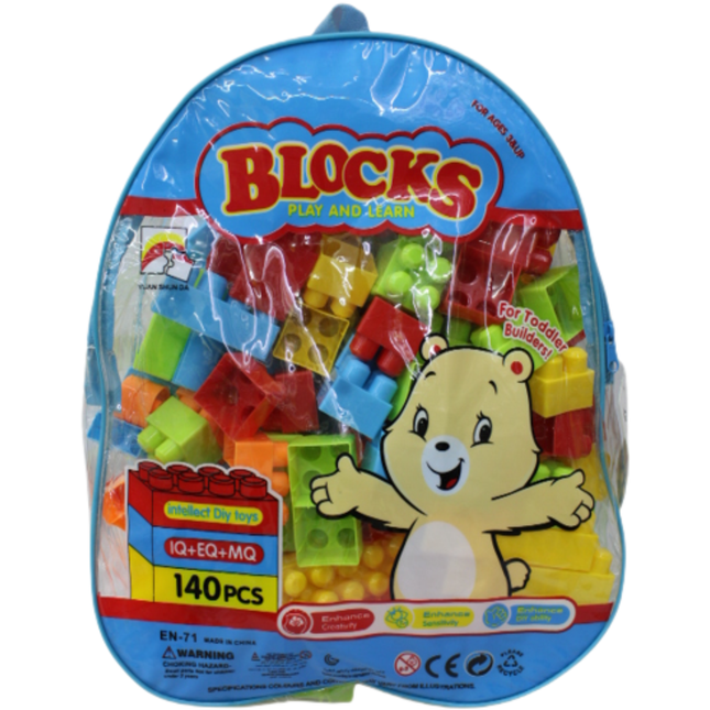 DIY Building Blocks & Bricks 140pc